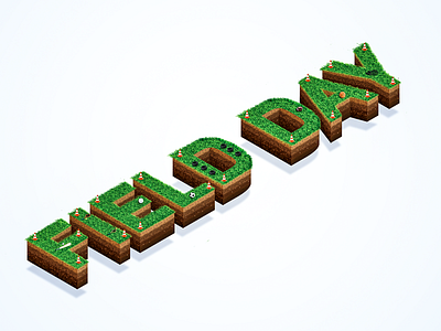 Field Day design field day graphic isometric photo manipulation