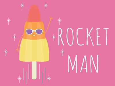 Rocket Man lolly ice lolly rocket lolly zoom