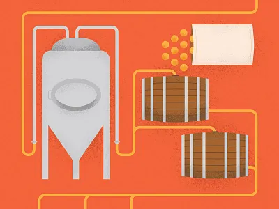 Sour Brewing beer brewing illustration sour