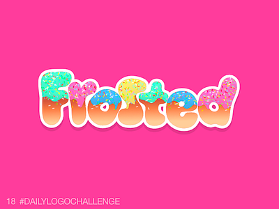 Daily Logo 18/50: Cupcake cupcake dailylogochallenge donut frosting logo sugar