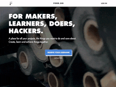 Fork.do landingpage video
