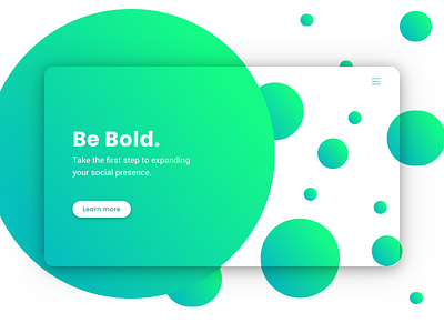 Simple Landing Page #2 green interface landing page ui web web design website