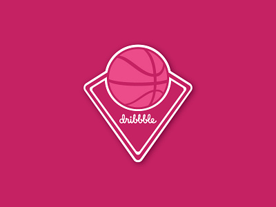 Dribbble Sticker pack Playoff badge dribbble playoff sticker stickermule