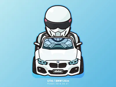 STIG / BMW125im for Robin bmw car stig topgear