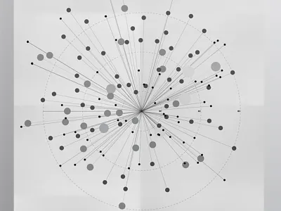Satellites of education circles data data visualization dataviz dots infographic network poster