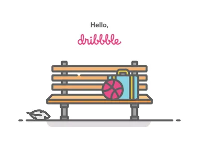 Hello, Dribbble. :) dribbble forrest gump hello