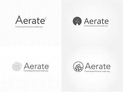 Aerate logo identity exploration branding identity logos