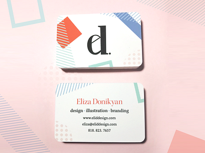 Personal Branding branding business cards design logo moo print