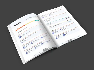 Smart Kitchen Summit 2017 Booklet Inside Spread design event event collateral event marketing graphic design layout layout design print print design