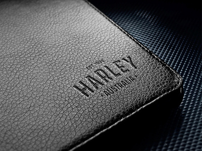 Harley leather logo wallet