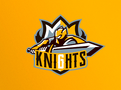 Paladin's logo cybersport emblem esport hockey knight logo mascot paladin sport team warrior