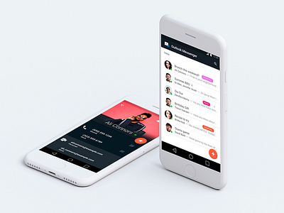 Outlook 2018 Mobile Concept 2018 mail meiggs new design outlook prototype redesign server ui ux