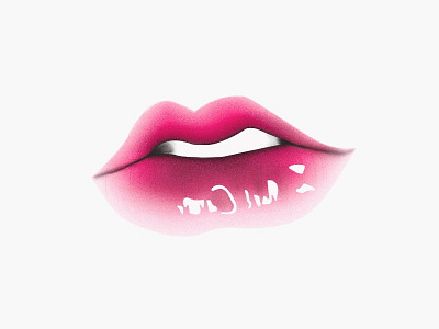 Lips drawing