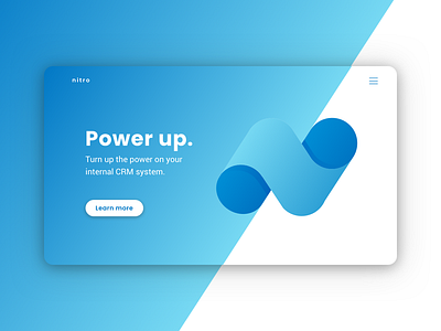 Simple Landing Page #3 blue landing page ui ux web web design website