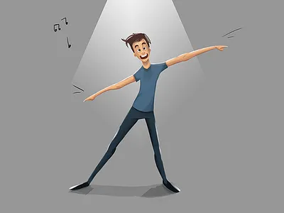 Hoppa ~ cartoon character character design concept figure illustration pose