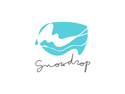 Snowdrop dailylogochallenge logo training
