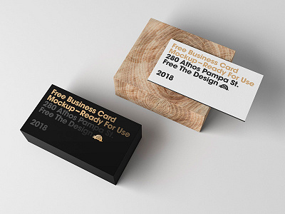 Free Card Display Mockup athos business card free mockup pampa