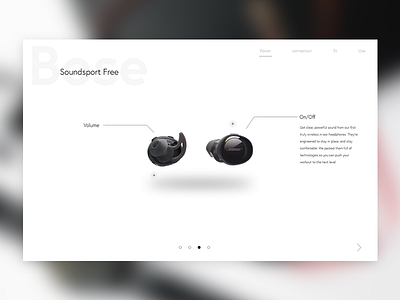 Bose: Product Walk Through app design experimentation mobile ui ux web