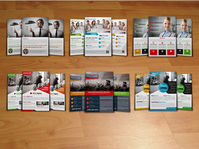 6 Multi use Business Flyer Bundle agency blue business business corporate agency flyer business flyer clean company
