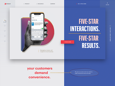 podium site re-design interaction podium rebrand ui user interface ux web web design website website design