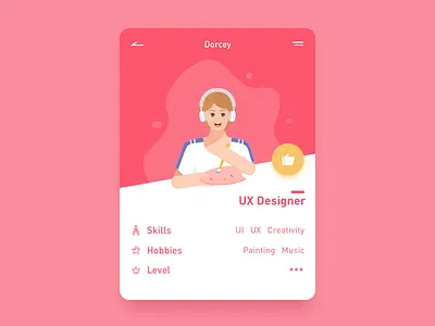 Design team-Dorcey card clean illustration illustrator painting people photography plat sport toy ui vector