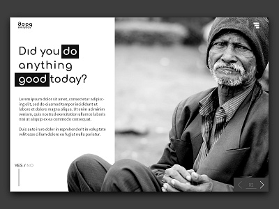 Good Everyday article clean guvernamental header homepage minamalistic non post profit website white