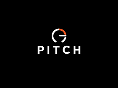 Pitch Logo - Daily Logo Challenge #06 daily logo challenge design graphics logo logo challenge logotype minimalist music music stream pitch simple sound