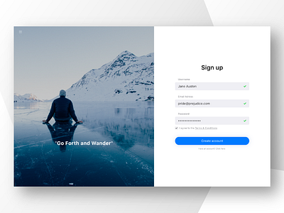 Solo - Web account clean design holiday iphone mobile rajat mehra screen sign up travel ui ux