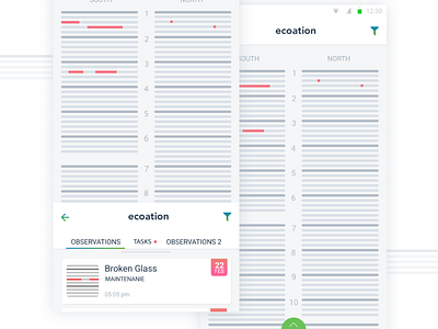 Main Page And Open Observations And Tasks Page greenhouses main observations page task