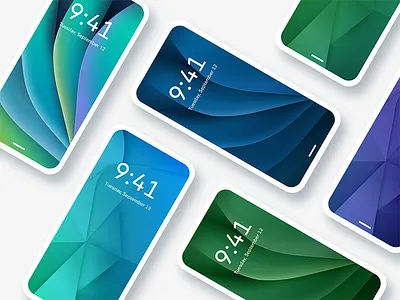 Mobile wallpapers background gradient illustration mobile wallpaper