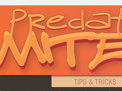 Predatory Mite Tips behance design illustrator info mites predatory tips