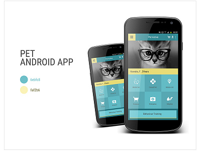 Pet App mobile ui ux