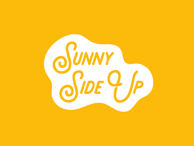 Sunny Side Up branding egg identity logo