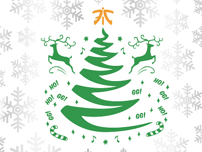 Fnatic Xmas christmas christmas tree esports fnatic reindeer snow xmas xmas tree