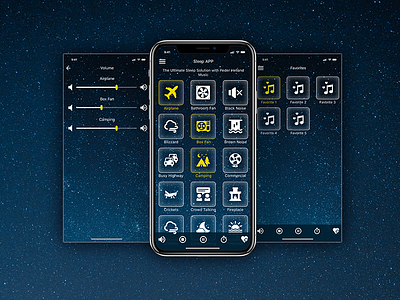 Sleep app app ios mobile ui ux