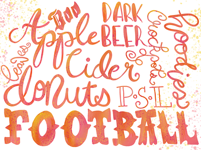 Fall Handlettering fall handlettering ipadpro ipen procreate