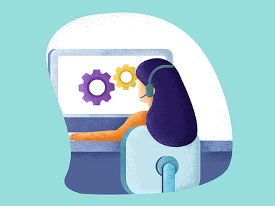 Process Support illustration process support