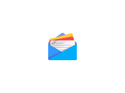 Mailbox App Icon all app box colorful contact flat icon ios letter mail mobile writing