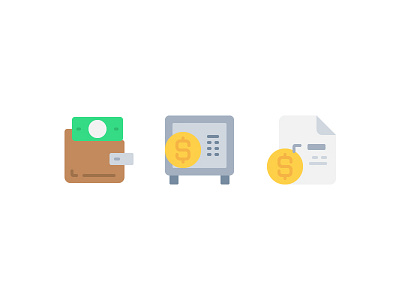 Banking color line icon illustration outline symbol ui vector website