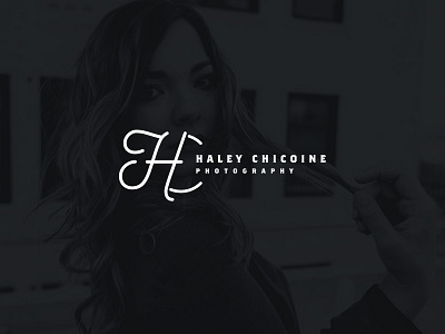 HC Logo brand identity branding bw logo monogram photographer photography visual identity
