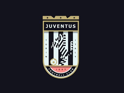 JUVENTUS FC crest badge colour crest football italy juventus logo sport zebra