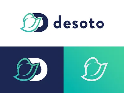 Desoto Logo Mark brand brand identity branding data discovery exploration logo logo design