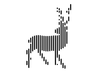 Deer 01 adobe illustrator adobe photoshop animal line art