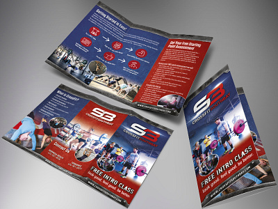 Cross Fit SouthBay Tri-fold Brochure brochure crossfit gym lifting southbay tri fold weigh