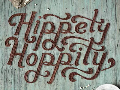 Easter chocolate design easter food lettering hand lettering hand made lettering tactile type type typography