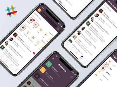 Medium article - Slack iPhone Redesign Concept sketch sketchapp slack ux ux design