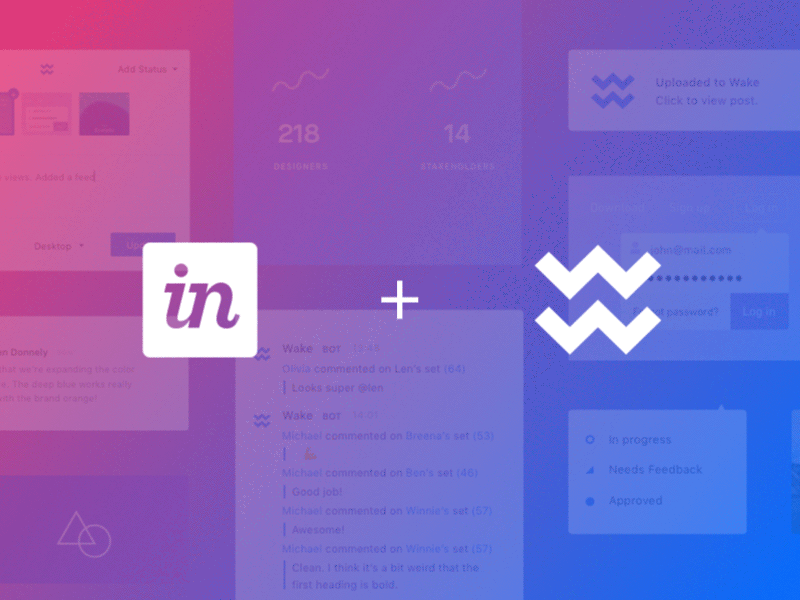 Wake joins InVision + Introducing Wake Free collaboration design invision visibility wake