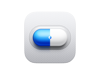 Capsule Icon app icon bigsur big sur capsule drug ios icon iphone icon mac icon macos icon osx icon pill realistic sandor skeu skeuomorph skeuomorphism ui icon user interface icon ux icon