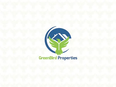 Greenbird Properties Logo branding colorful. realestate greenbird logo logodesigner logomaker logos printing properties