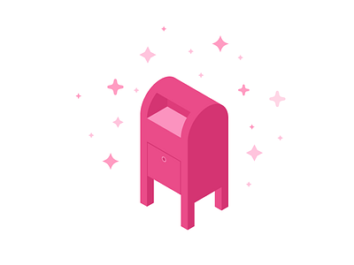 You've Got Mail - 2 Dribbble Invites Giveaway 2d cute dribbble figma free giveaway illustration invitation invite mail mailbox pink